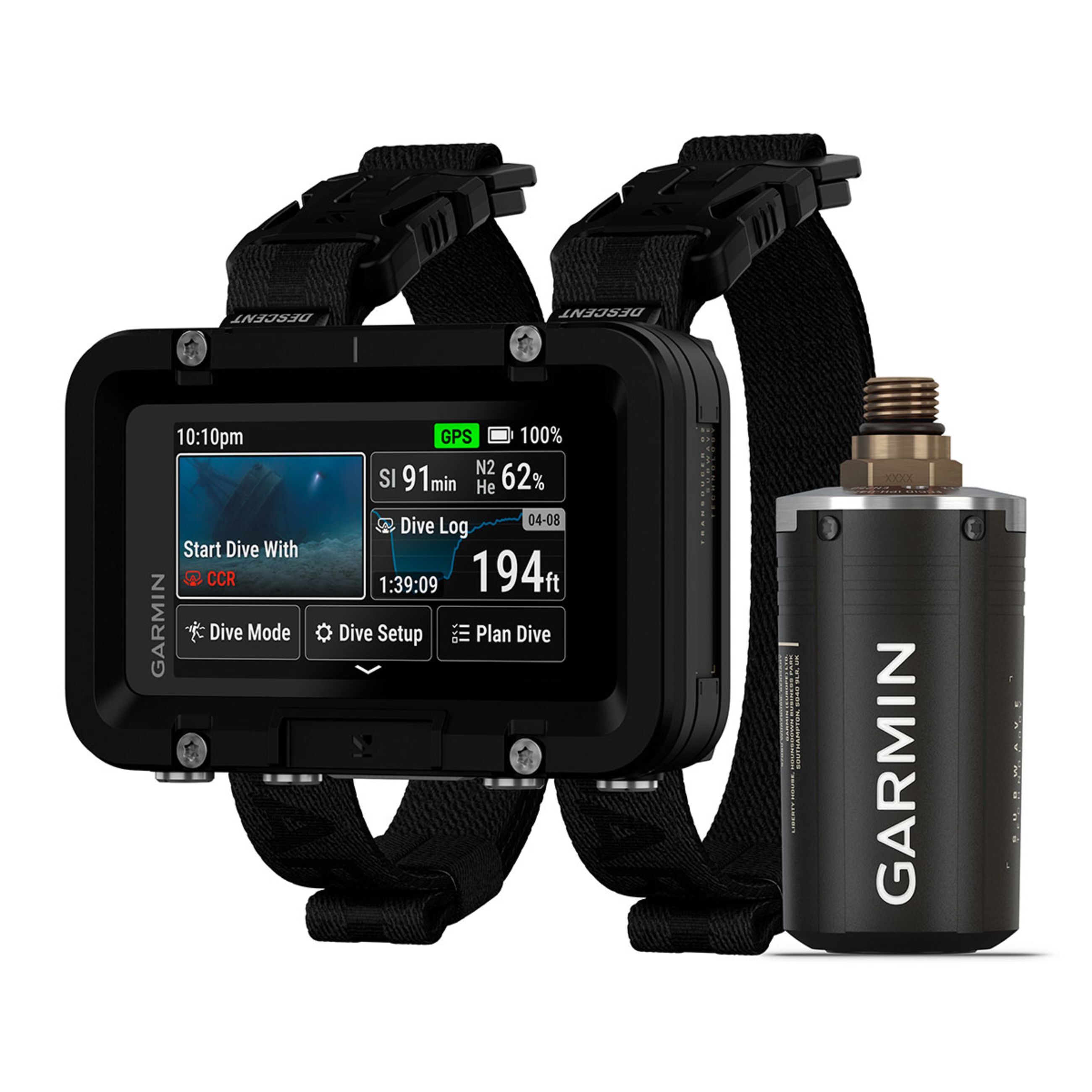Descent X50I - Premium Dive Computer And Descent T2 Transceiver