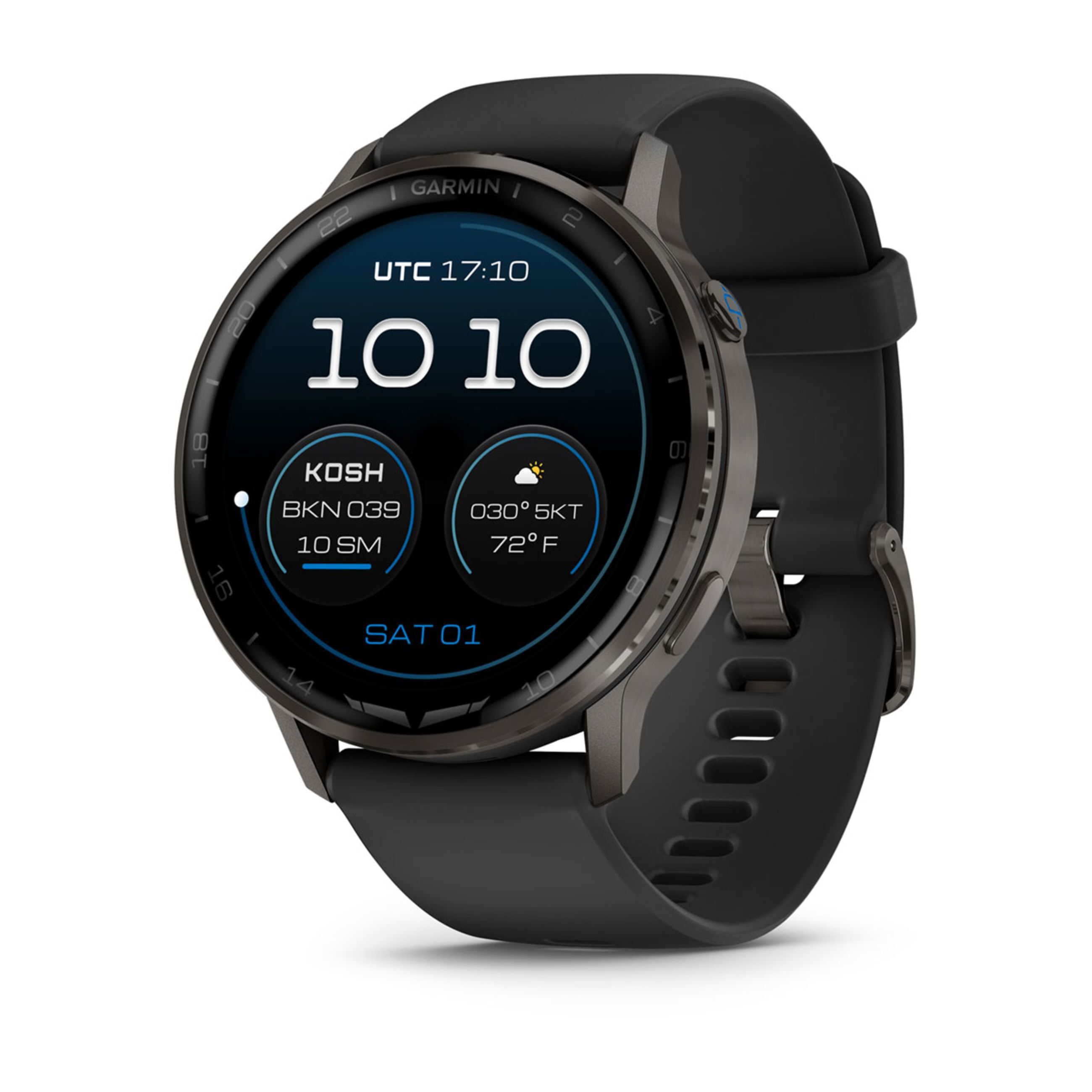 D2 Air X15 - Slate With Black Silicone Band