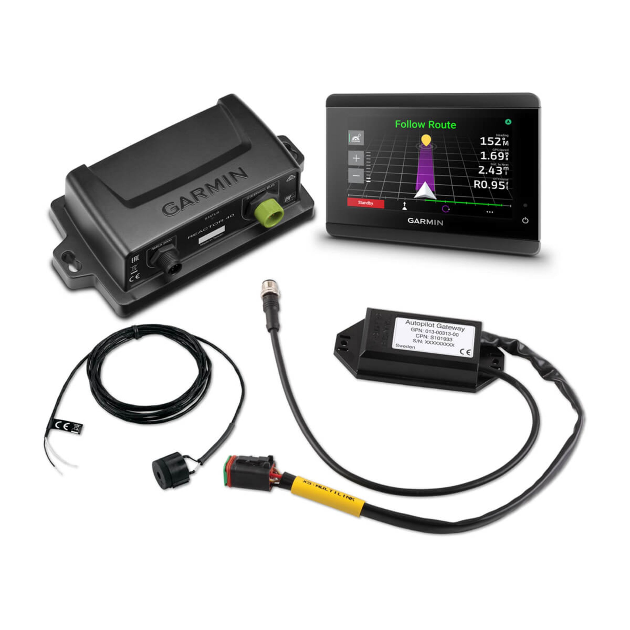 Reactor 40 Steer-By-Wire Corepack For Volvo-Penta - With Ghc 50 Autopilot Instrument