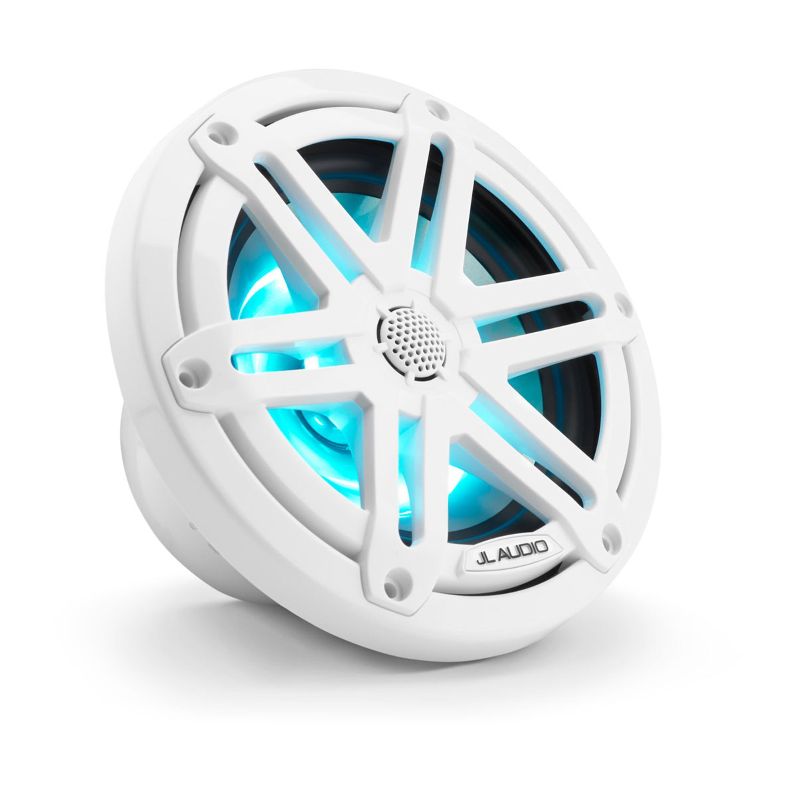 Jl Audio M3 Enclosed Tower Speakers - 6.5" With Led And White Sport Grille (M3-650X-S-Gw-I) - Image 3