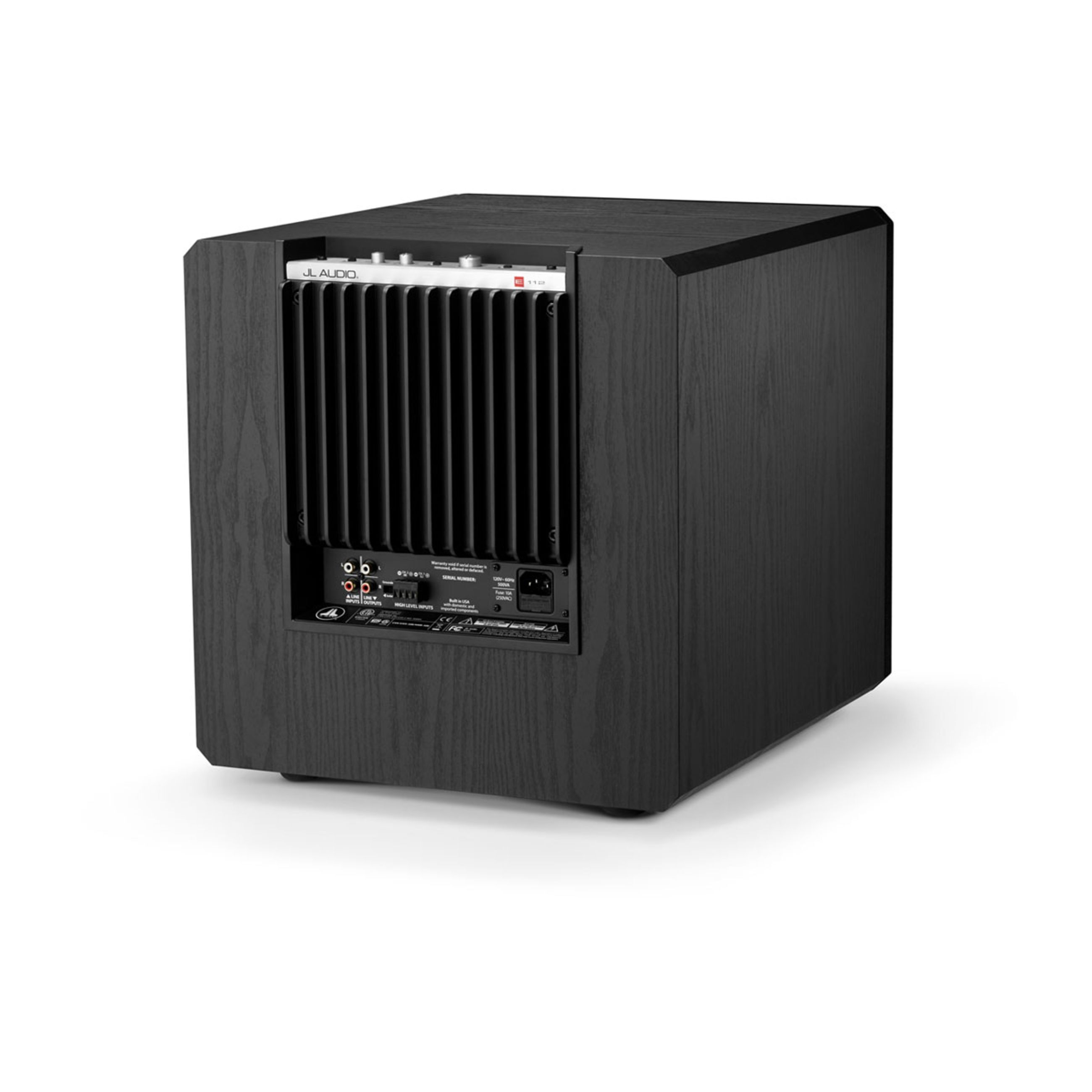 Jl Audio E-Sub Powered Subwoofer - 12" With Black Ash Finish (E112-Ash) - Image 5