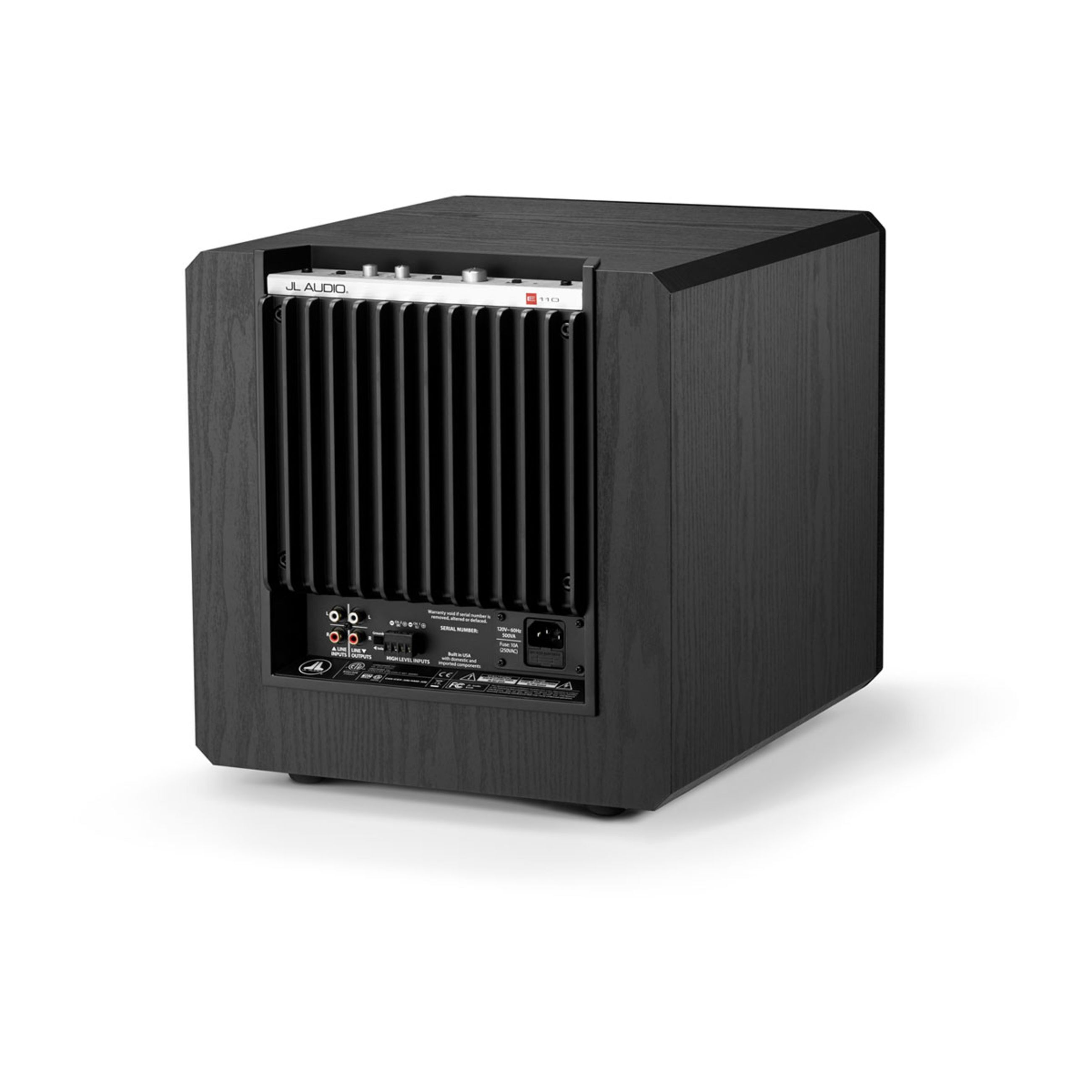 Jl Audio E-Sub Powered Subwoofer - 10" With Black Ash Finish (E110-Ash) - Image 5