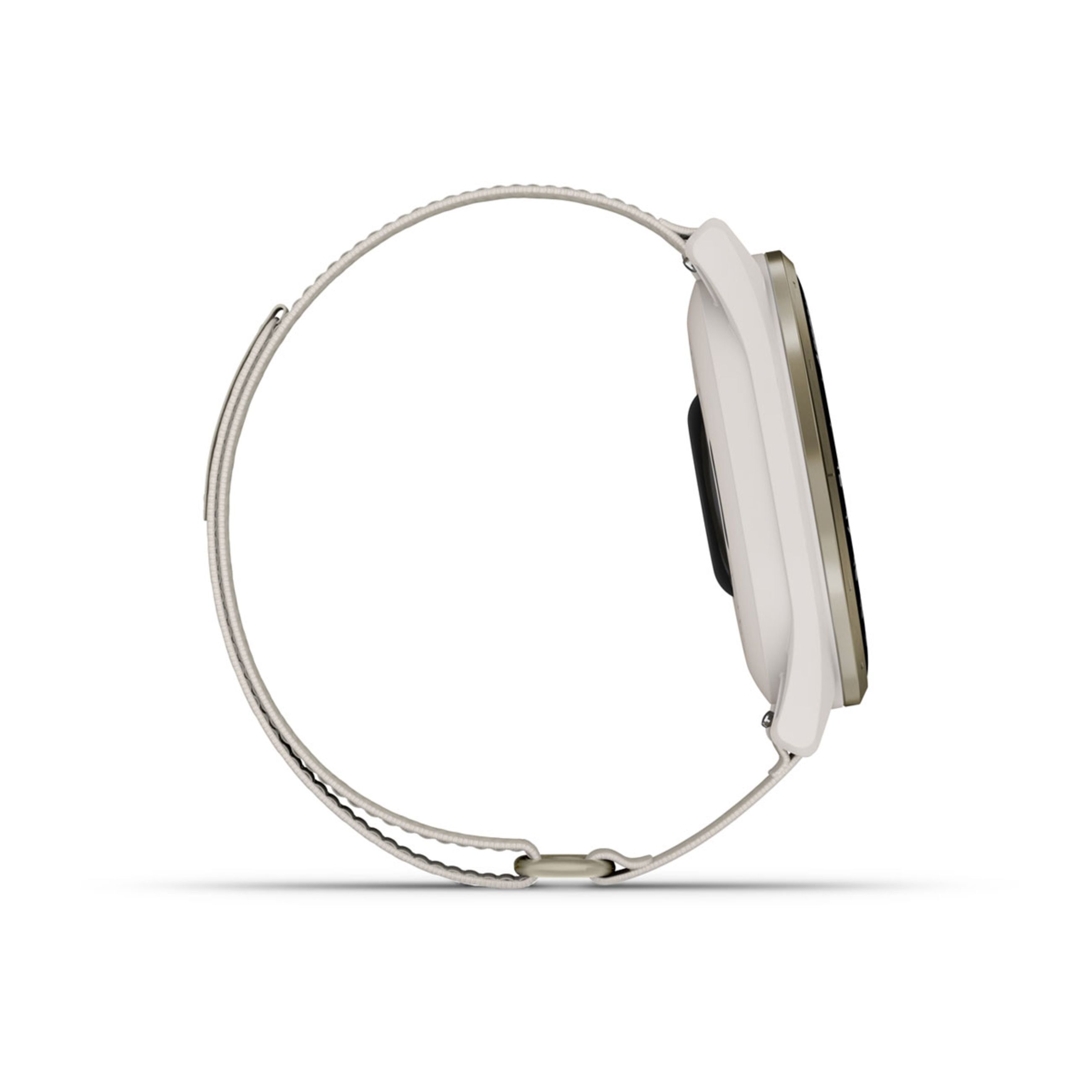 Approach S50 - Cream Gold Aluminum Bezel With Ivory Comfortfit Nylon Band - Image 5