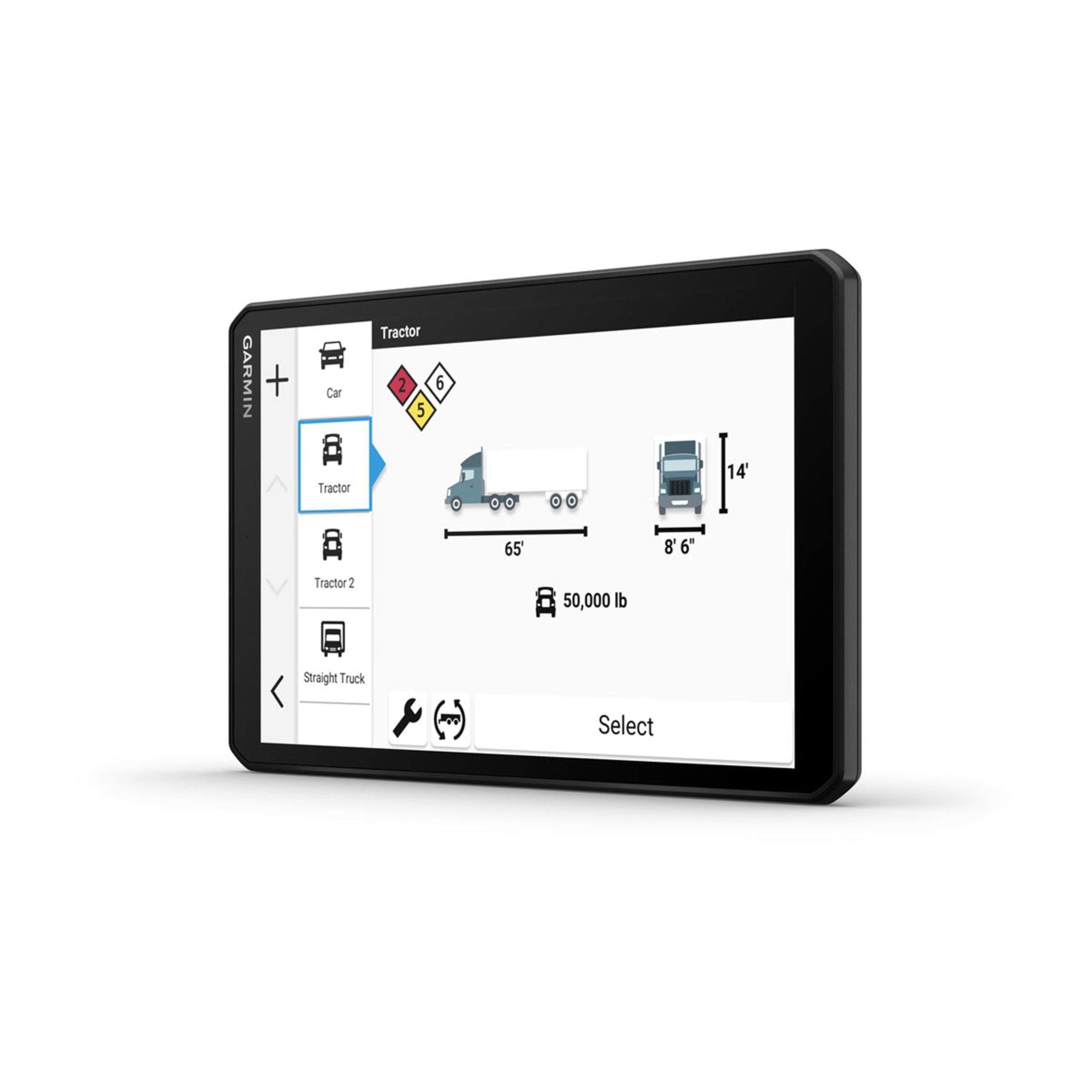 DēZl Otr720 - 8" Gps Truck Navigator With DēZl Headset 110 - Image 5