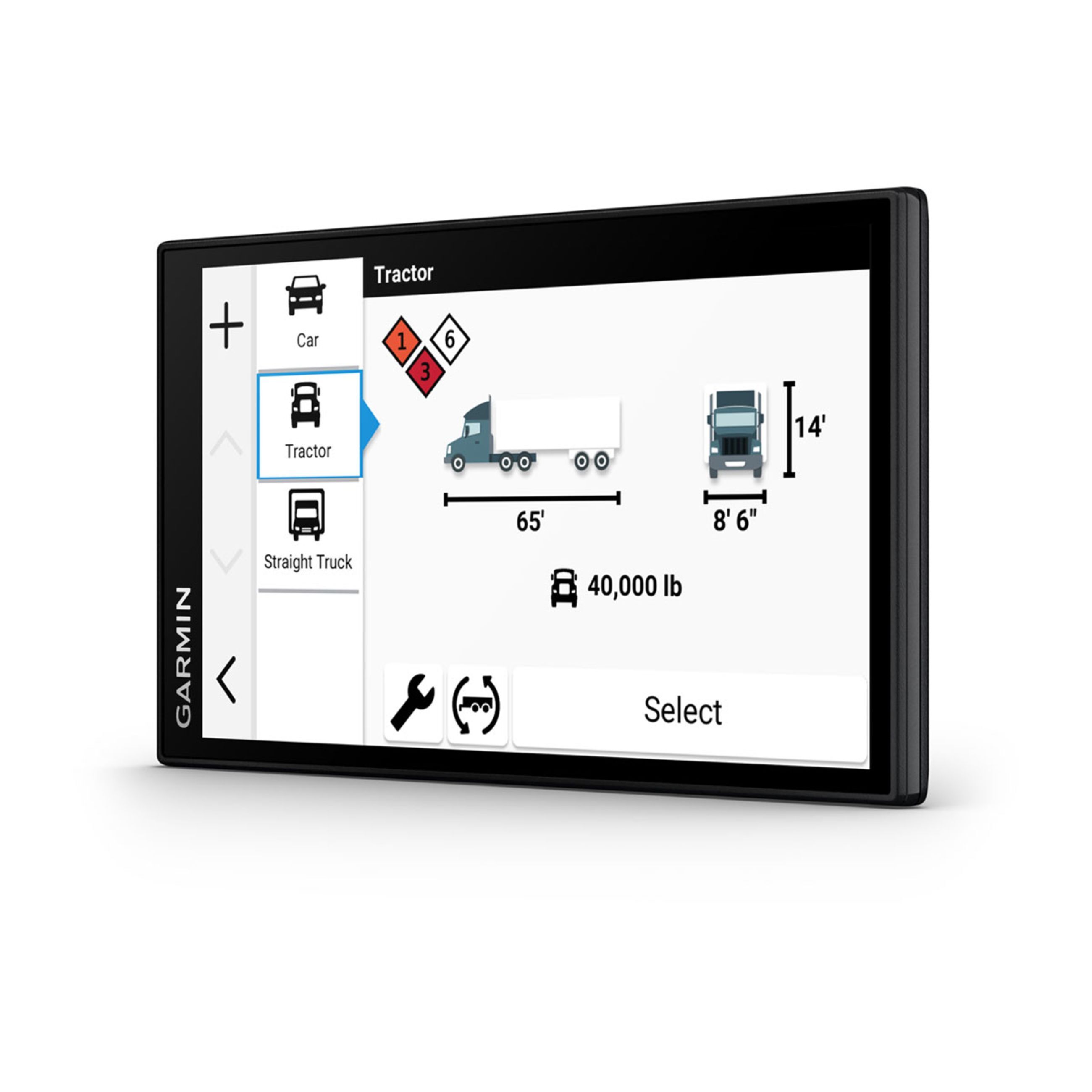 DēZl Otr720 - 6" Gps Truck Navigator With DēZl Headset 110 - Image 5