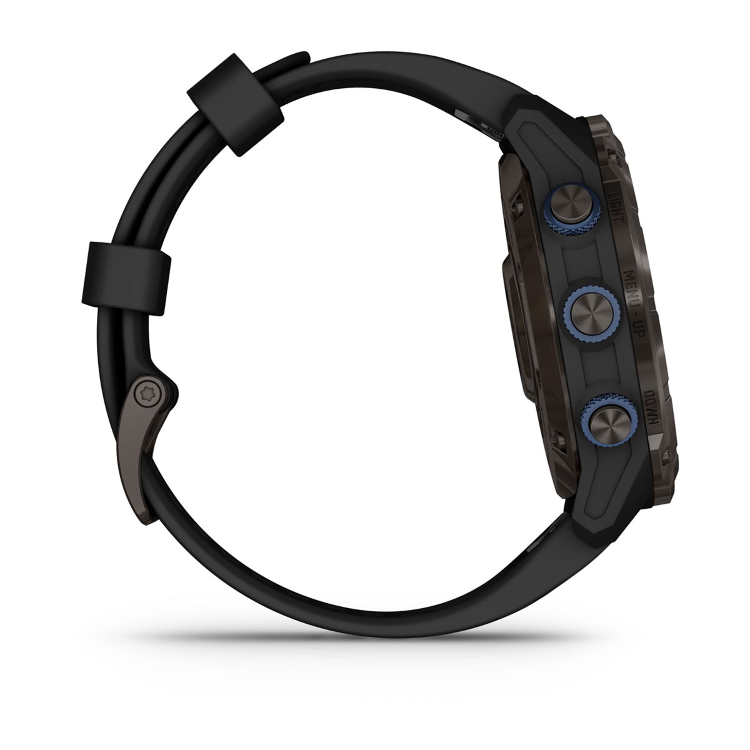 Descent Mk3 – 43 Mm - Carbon Gray Dlc Titanium With Black Silicone Band And Descent T2 Transceiver - Image 5
