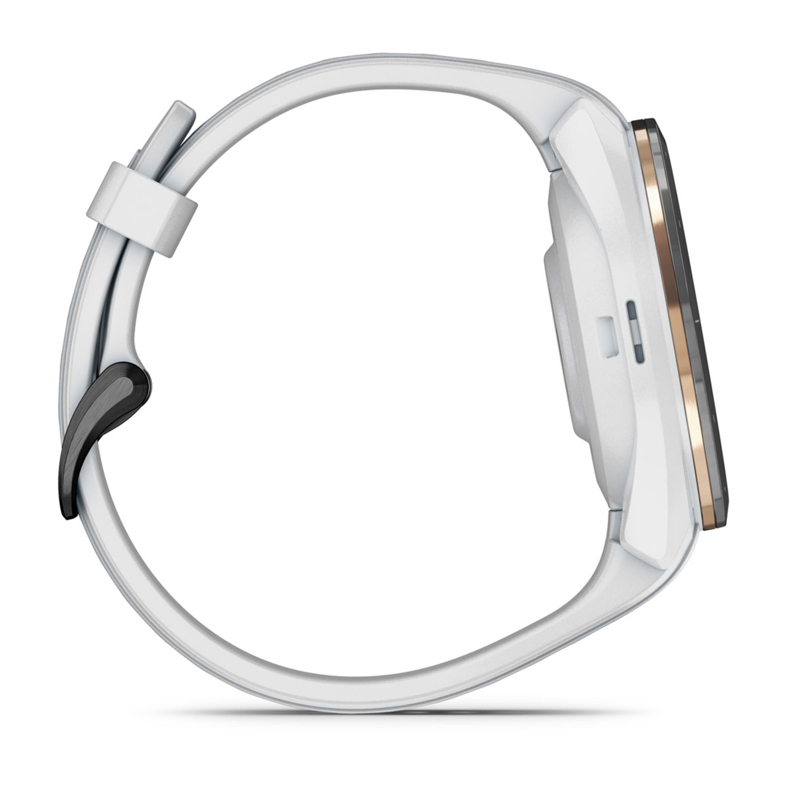 Approach S70 - 47 Mm - Black/Peach Ceramic Bezel With White Silicone Band - Image 5