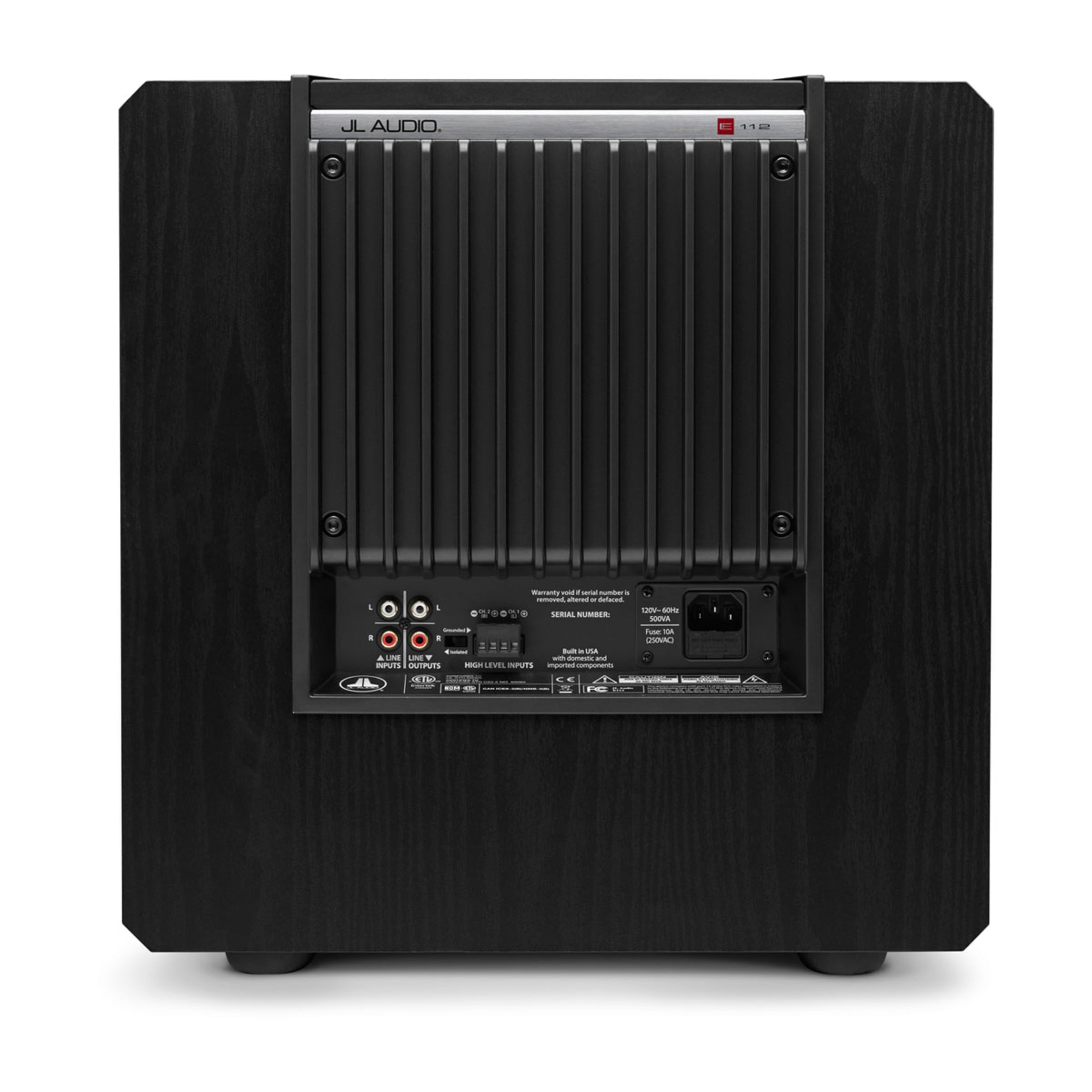 Jl Audio E-Sub Powered Subwoofer - 12" With Black Ash Finish (E112-Ash) - Image 6