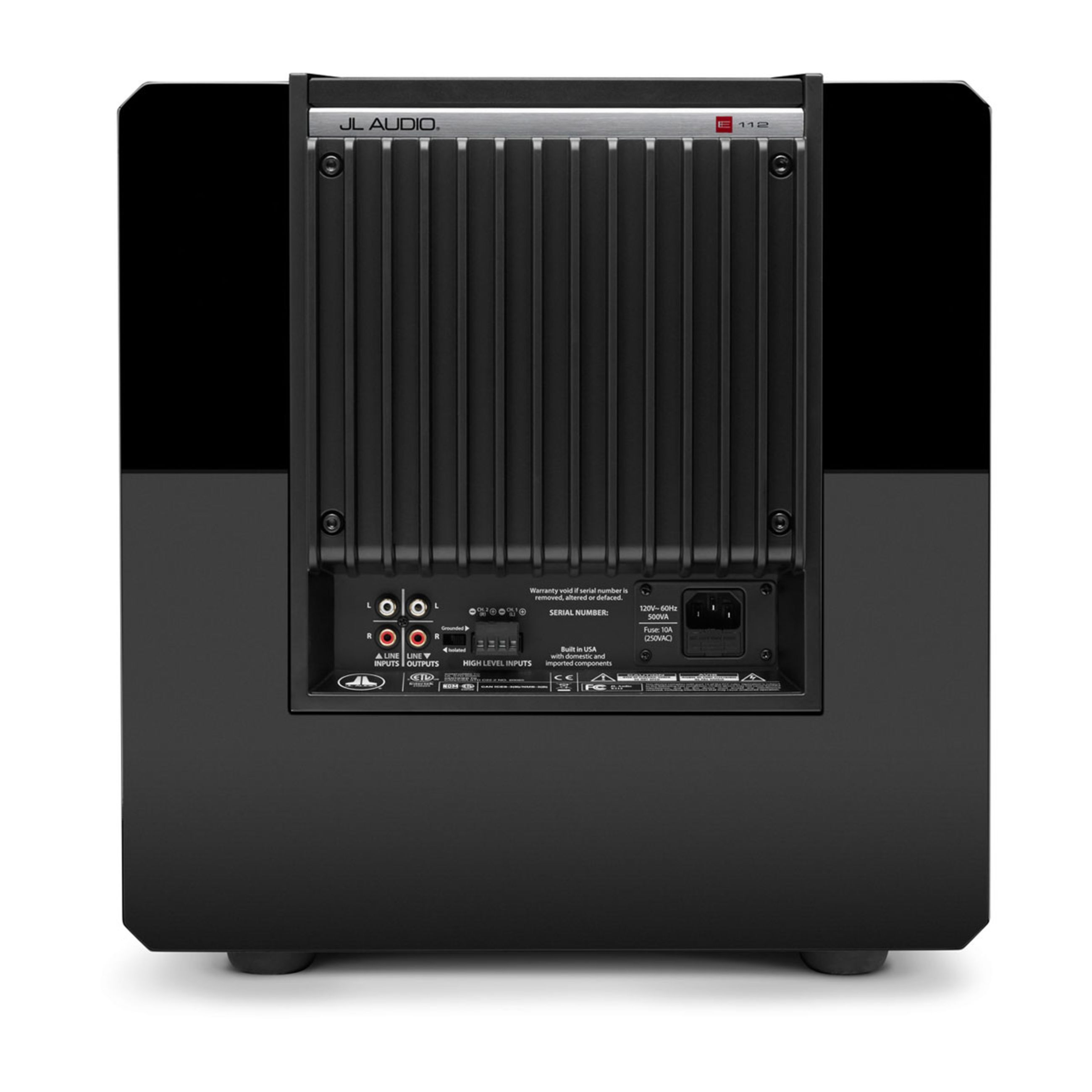 Jl Audio E-Sub Powered Subwoofer - 12" With Black Gloss Finish (E112-Gloss) - Image 6