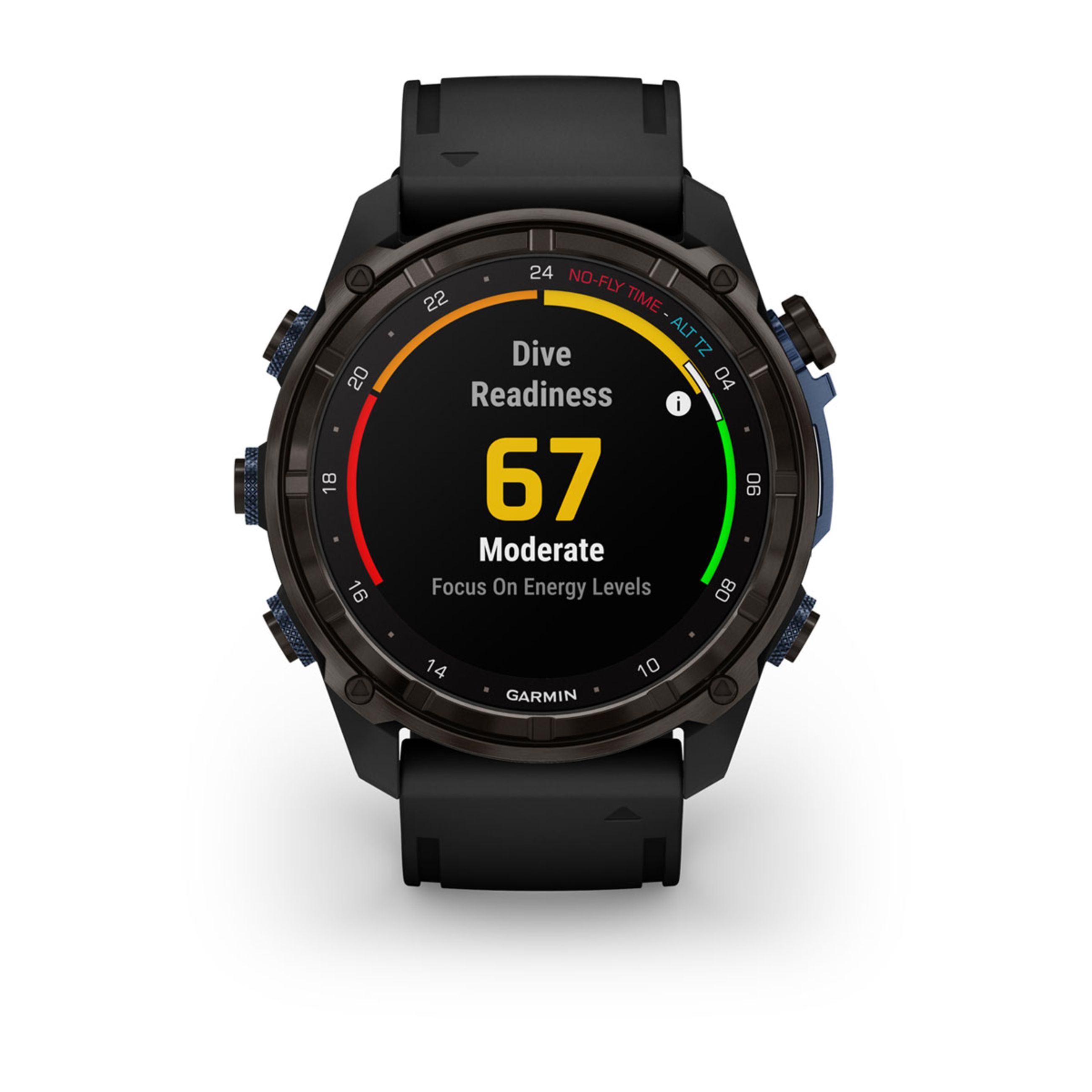 Descent Mk3 – 43 Mm - Carbon Gray Dlc Titanium With Black Silicone Band And Descent T2 Transceiver - Image 7