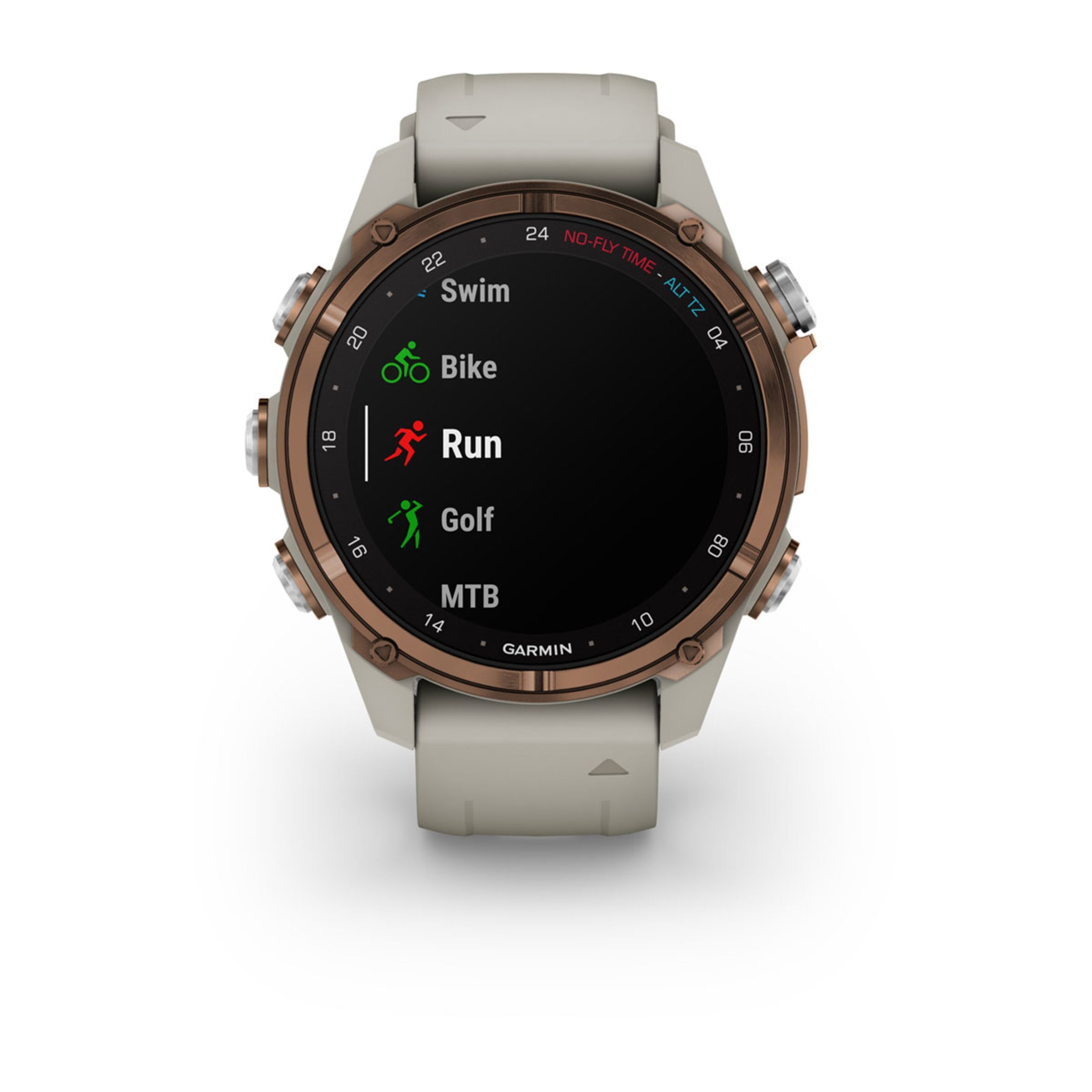 Descent Mk3 – 43 Mm - Bronze Pvd Titanium With French Gray Silicone Band And Descent T2 Transceiver - Image 11