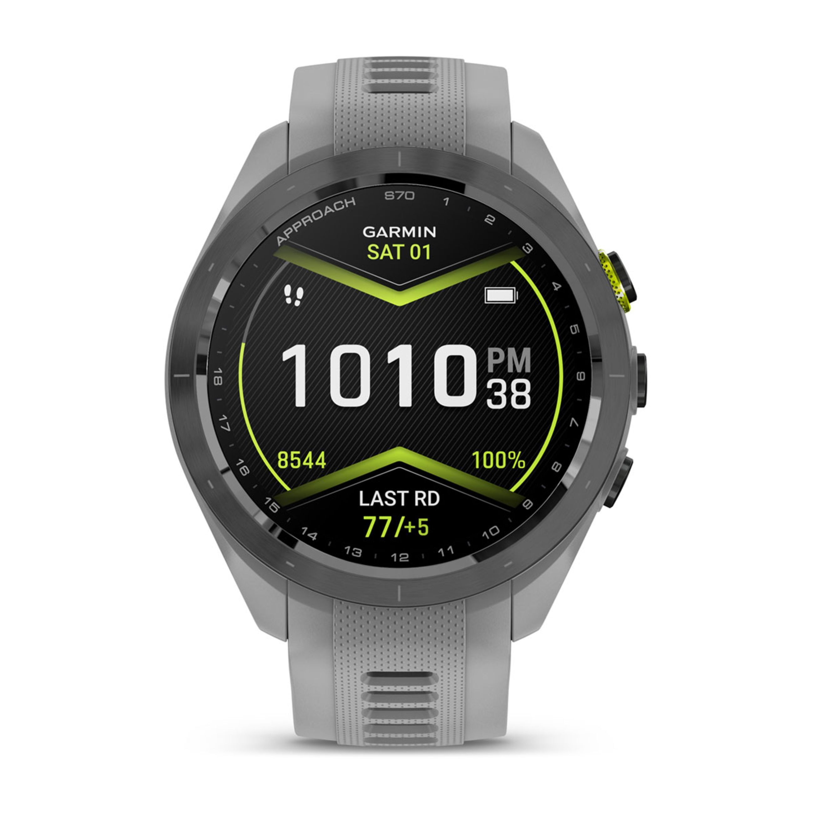 Approach S70 - 47 Mm - Black/Amp Yellow Ceramic Bezel With Powder Gray Silicone Band - Image 11