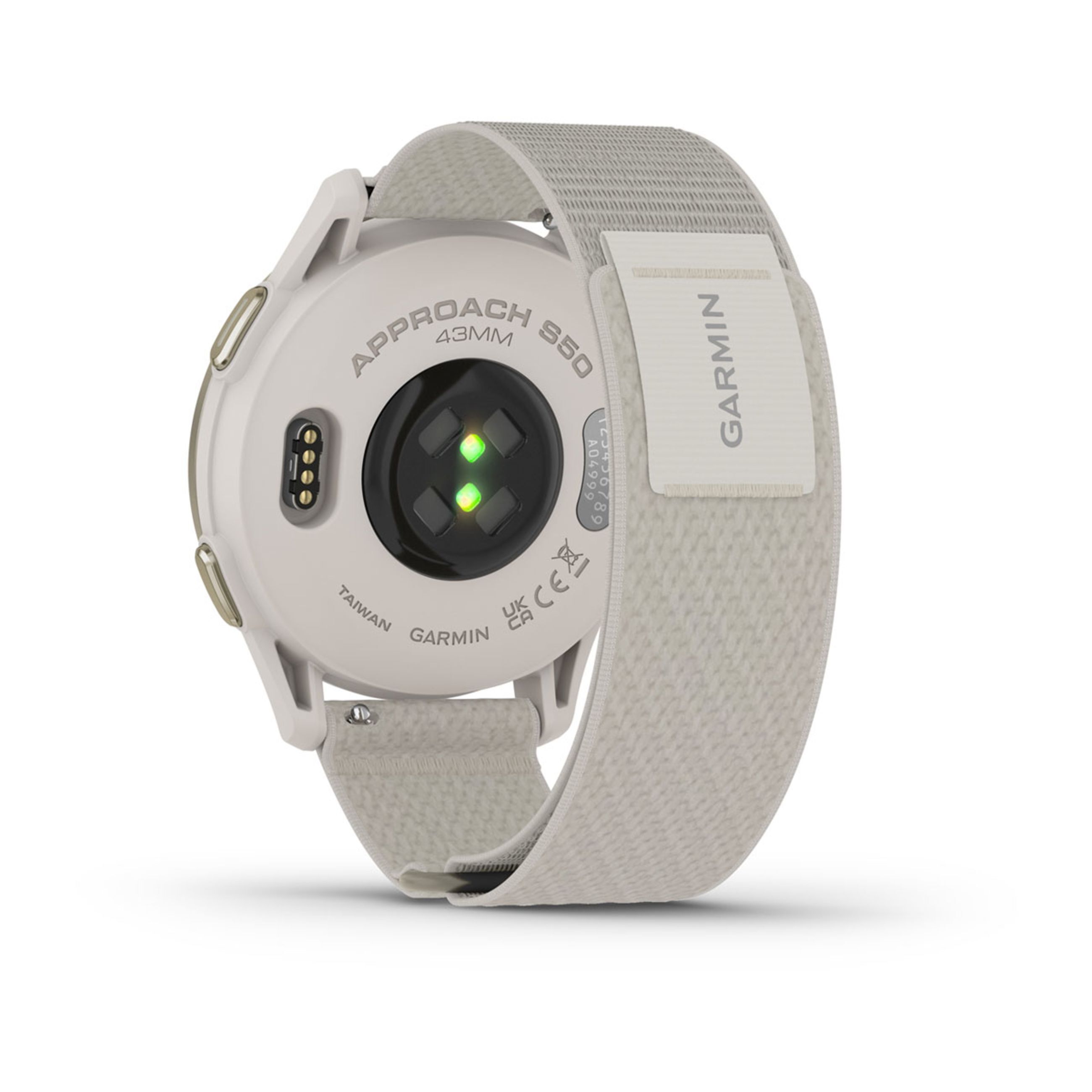 Approach S50 - Cream Gold Aluminum Bezel With Ivory Comfortfit Nylon Band - Image 12
