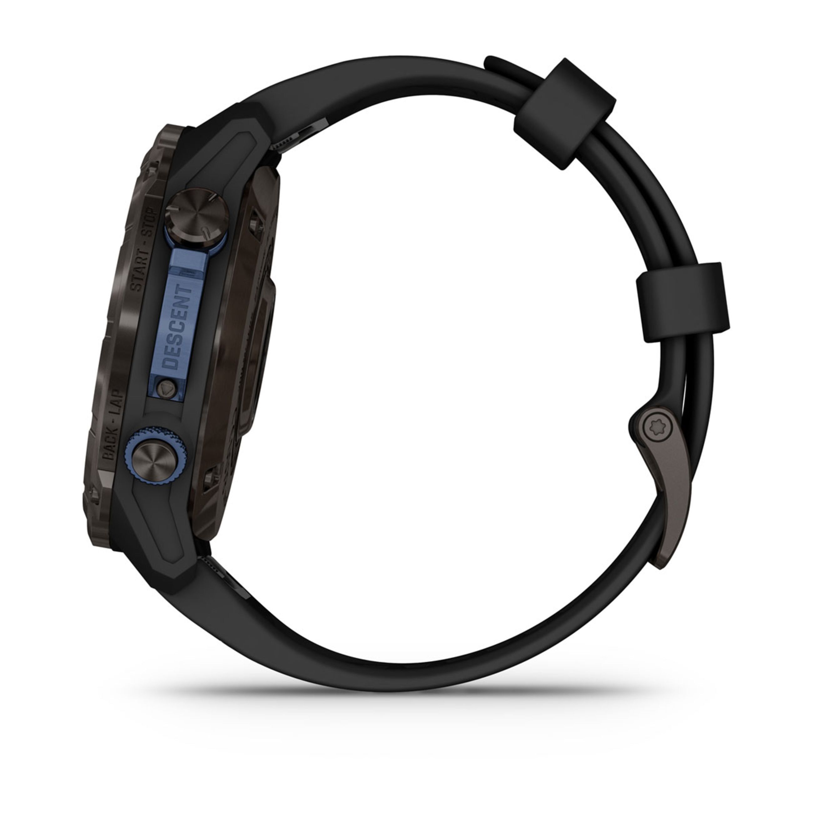 Descent Mk3 – 43 Mm - Carbon Gray Dlc Titanium With Black Silicone Band - Image 13