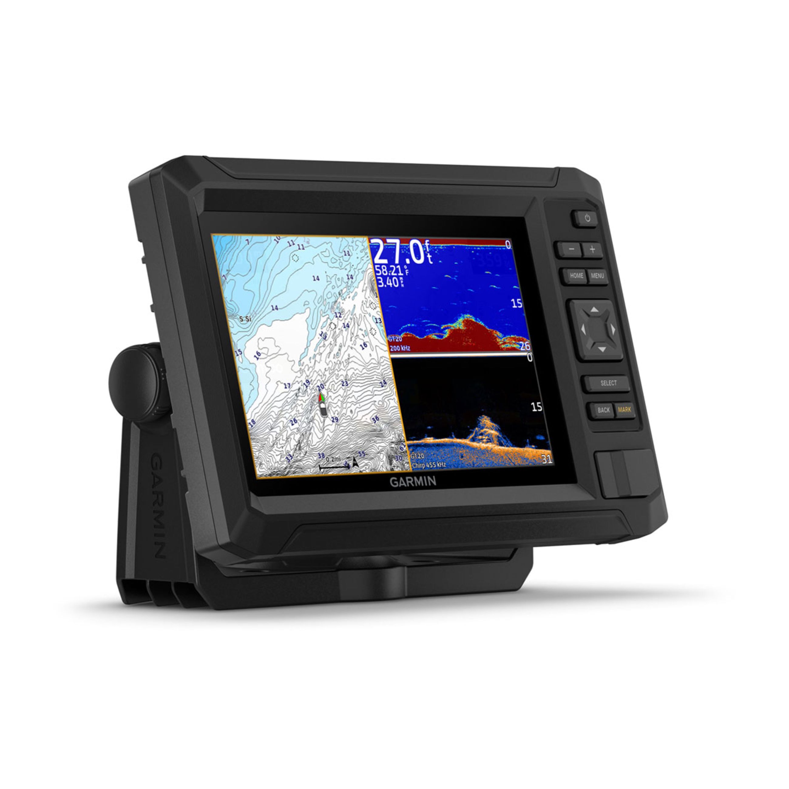 Echomap Uhd2 5" Cv Chartplotters - 73Cv With Gt20-Tm Transducer And Garmin Navionics+ U.S. Inland Mapping - Image 2