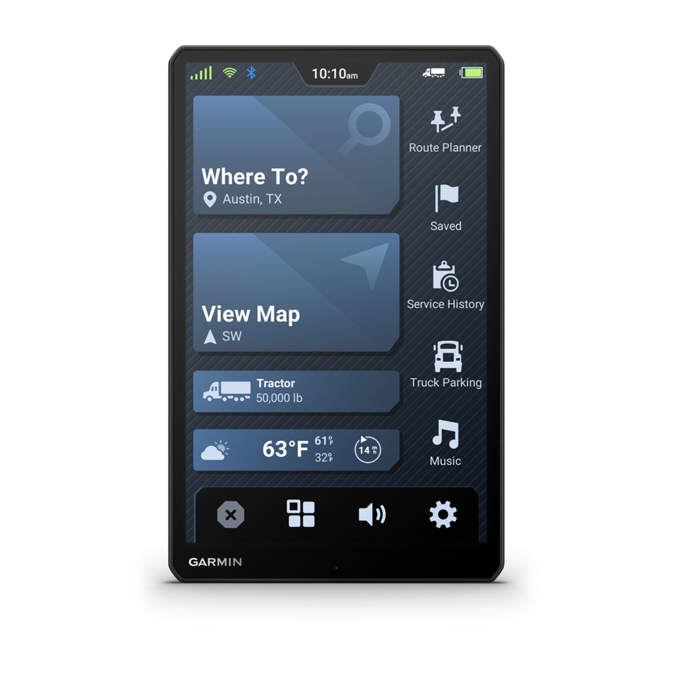 DēZl Otr720 - 10" Gps Truck Navigator - Image 2